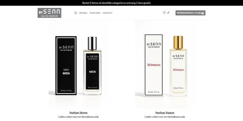 Homepage van BYSENN