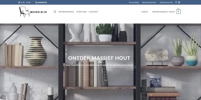Homepage van MeubelRijk
