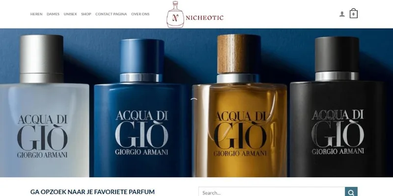 Homepage van Nicheotic